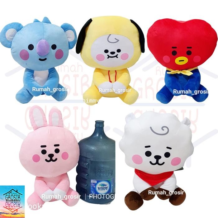 promo  -Boneka Cute Baby Sitting BT21 BTS Ukuran Jumbo dolls toys Doll - SITTING COOKY JUMBO