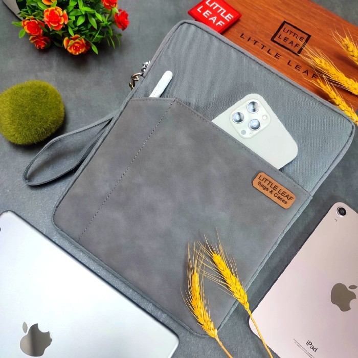 

promo -iPad 9 10.2 2021 Air 4 10.9 Pro 11 9.7 Pouch Sleeve Softcase - Dark Grey, 9.7 - 11 inch