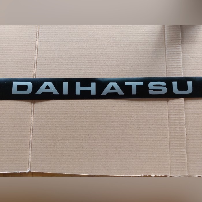 Part cod Stiker Lampu Plat Nomor DAIHATSU Espass