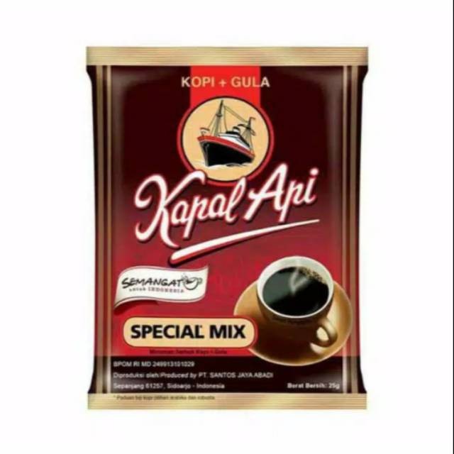 

Kopi Kapal Api Special Mix 25gr Promo Spesial