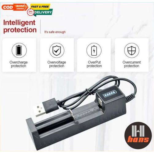 Charger Batre 18650 Multi Slot  Universal Battery Baterai 18650 20700 AA AAA Smart Charging