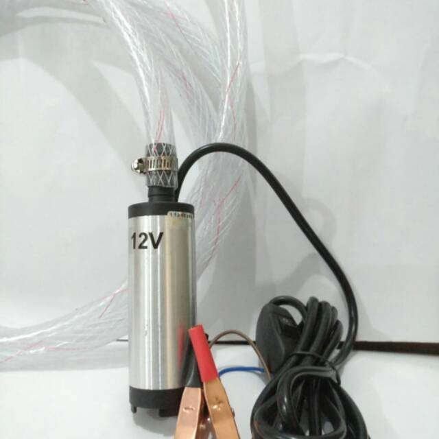 Pompa Air Celup dengan Selang 3 Meter DC Mini Aquarium Kolam