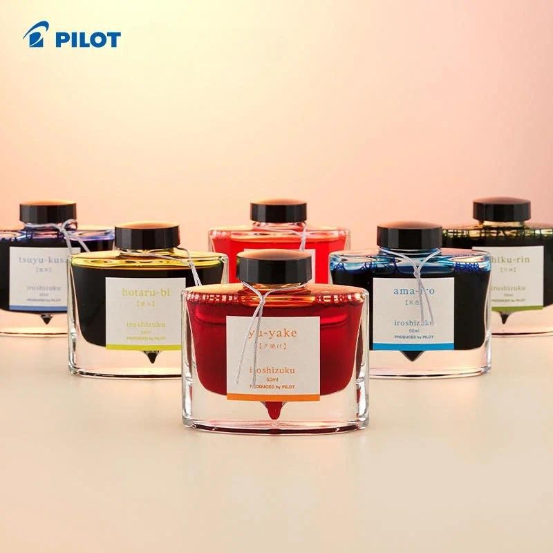 

Pliot 25 Colors 15/50ml Colorful Fountain Pens Ink Various Colors Glass Bottled Ink Pen Refill Cartridge School Office Supplies