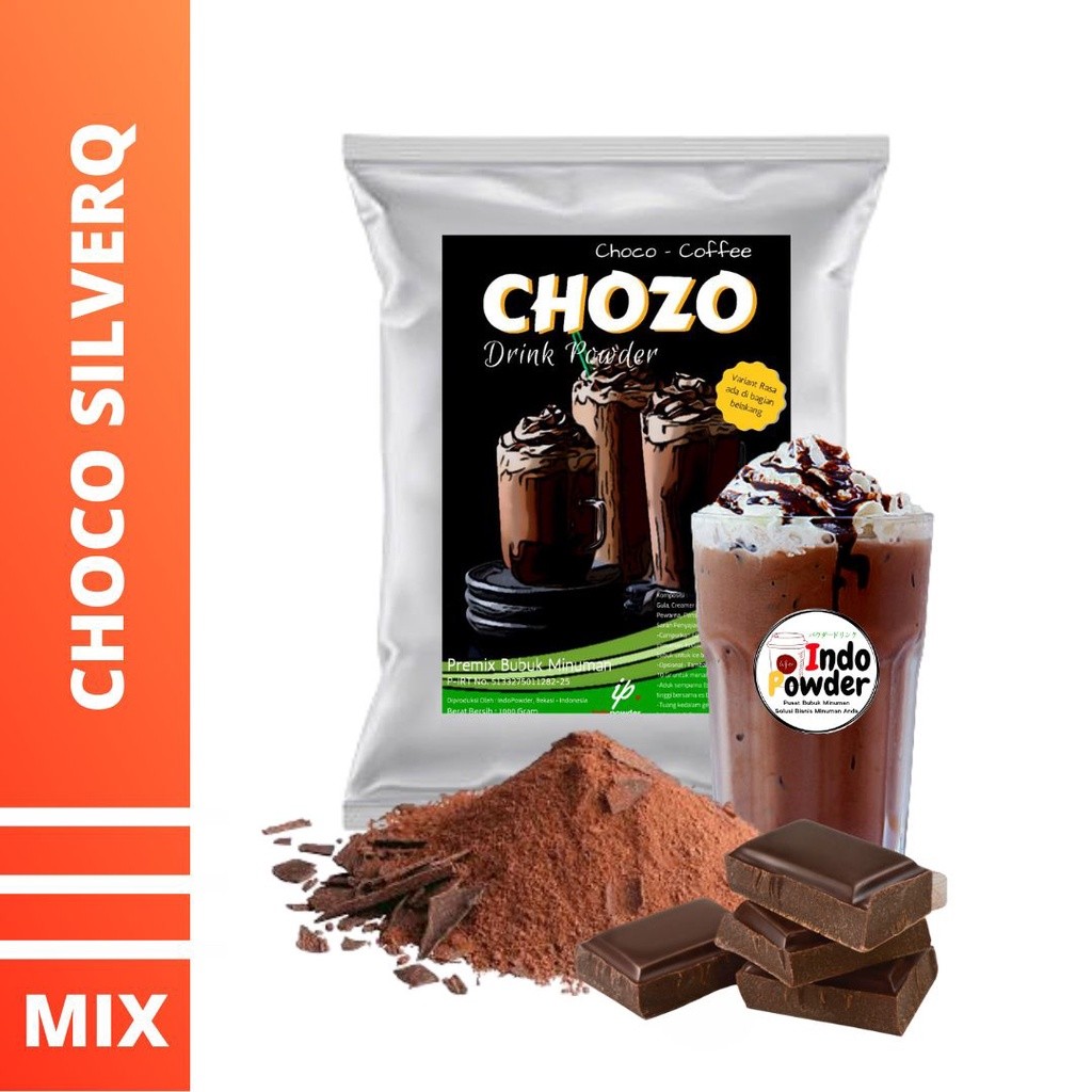 

New BUBUK MINUMAN CHOCO rasa SILVERQ 1Kg - SERBUK CHOCO rasa SILVERQ 1Kg - Bubuk COKLAT 1KgPremium