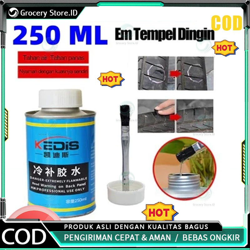 250 ML Lem Tambal Ban Lem perbaikan ban Lem Ban Hitam Roda Kendaraan - Lem Ban Roda Kendaraan Car Ti