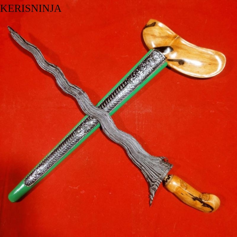 Keris Carita Bungkem Luk 11 Pamor Junjung Derajat / Drajat Garap Alusan Istimewa NJ15