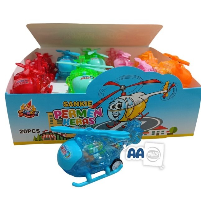 

SANKIE PERMEN KERAS BENTUK HELICOPTER ISI 20