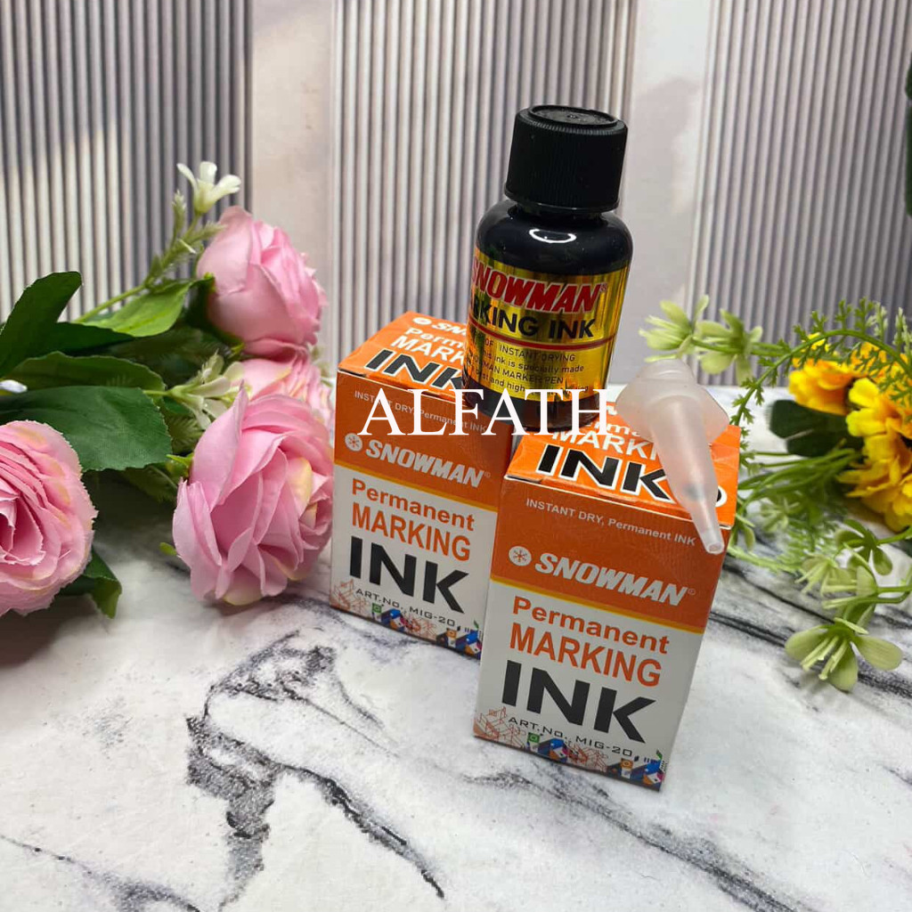 

REFILL SPIDOL PERMANEN SNOWMAN G12 / ORIGINAL WARNA TINTA HITAM BIRU MERAH SEPIDOL MARKER PERMANENT TAHAN AIR / TIDAK DAPAT DIHAPUS