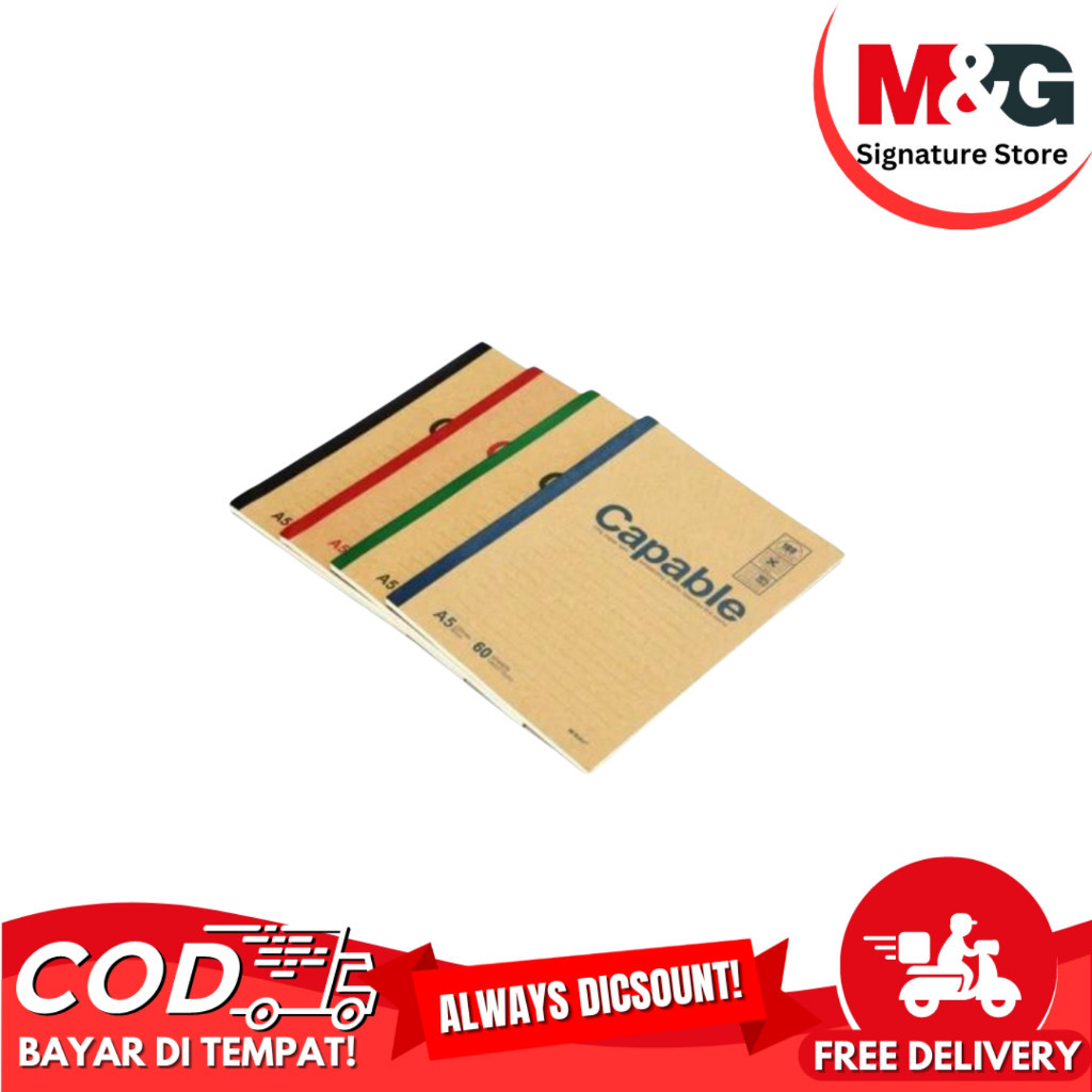 

Notebook Capable A5 & B5 M&G #APYJS550 #APYJP550 Buku Tulis Bergaris - SATUAN- SHSNP