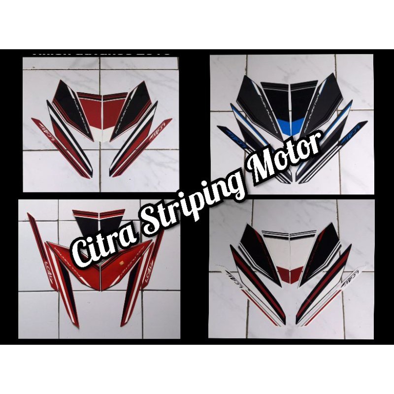 STICKER STRIPING LIS LES BODY MOTOR YAMAHA VIXION NEW 2015 2016 ADVANCE