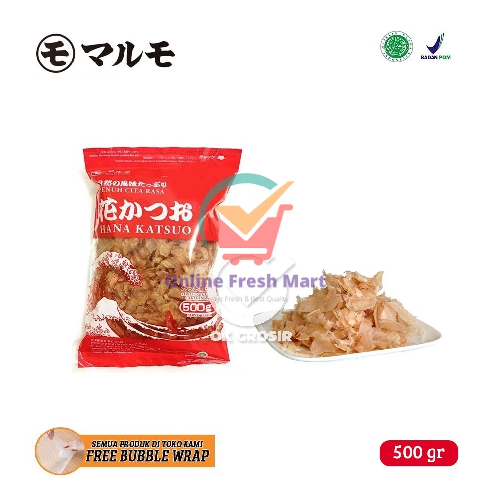 

Hana Katsuo / Katsuobushi / Bonito Flakes Takoyaki (Besar 500 gr) Original Pack - Online Fresh Mart Denpasar