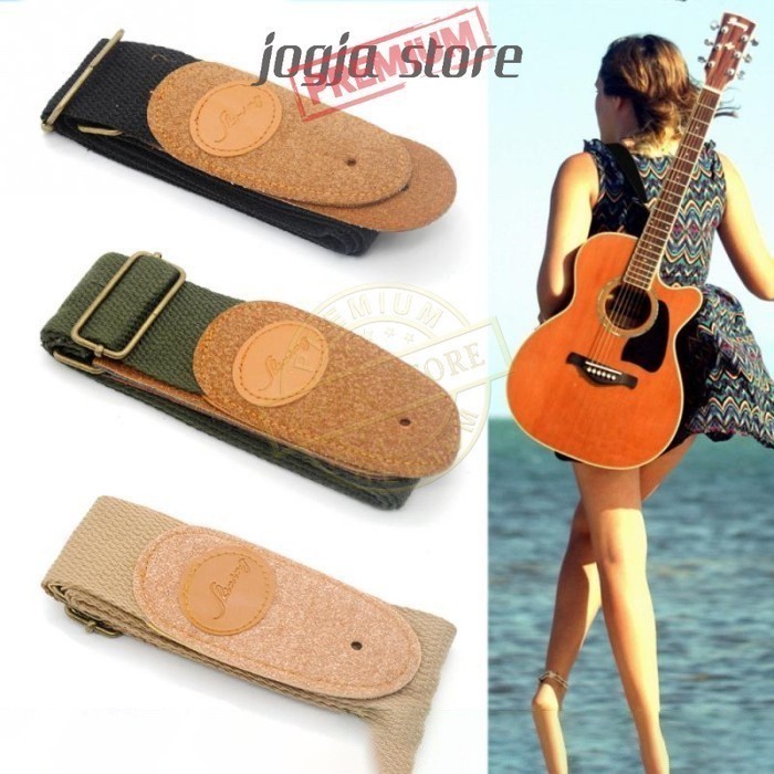 Tali Strap Gitar Fender Tali Strap Gitar Selempang Gitar Bahan Katun