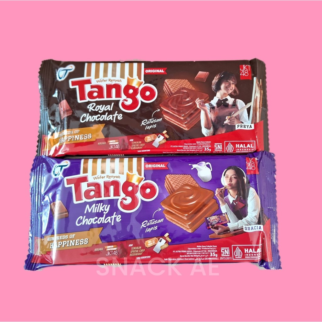 

Tango Wafer kecil Berat 35 gram