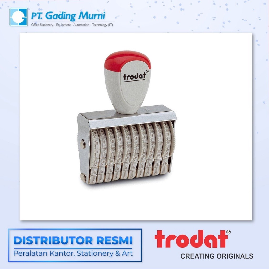 

TRODAT STEMPEL 15410 4mm 10 digit