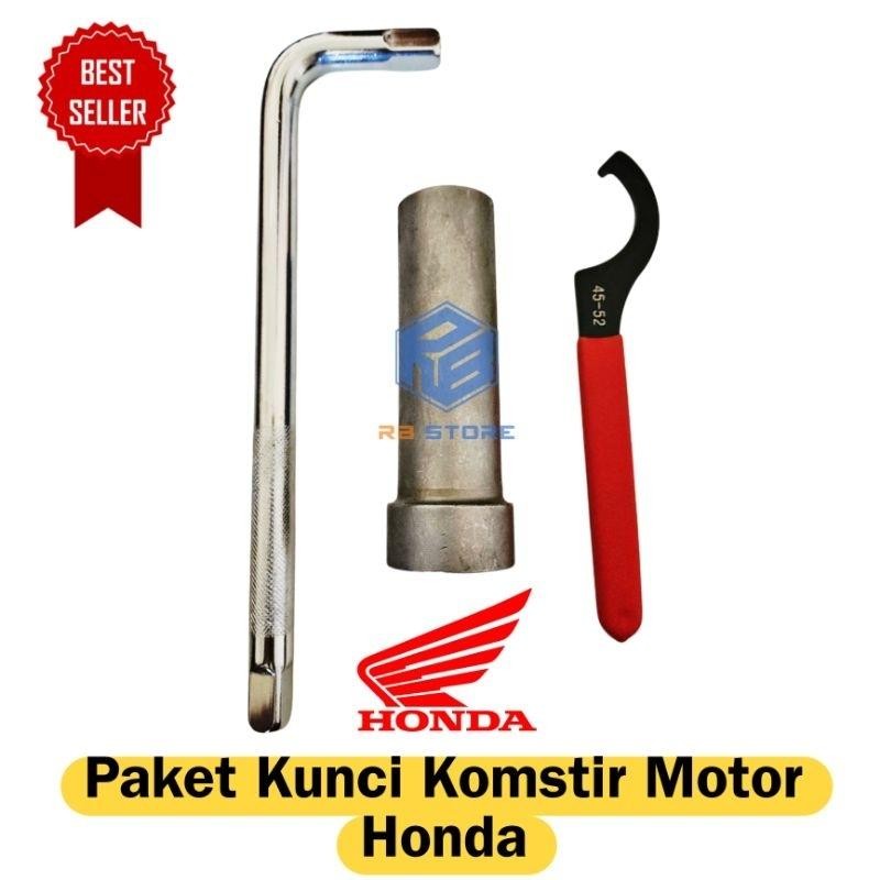 Paket Kunci Komstir Motor Honda Kunci Shock 32mm Segi 8 Kunci Komstir 45-52 mm Universal