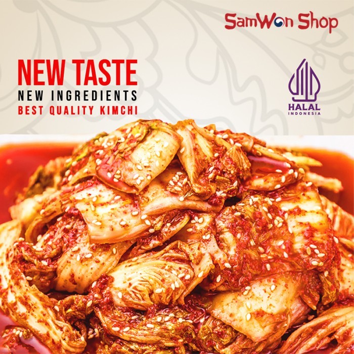 

✨TERLARIS -KIMCHI SAWI FRESH 250GR SAMWON Makanan Korea