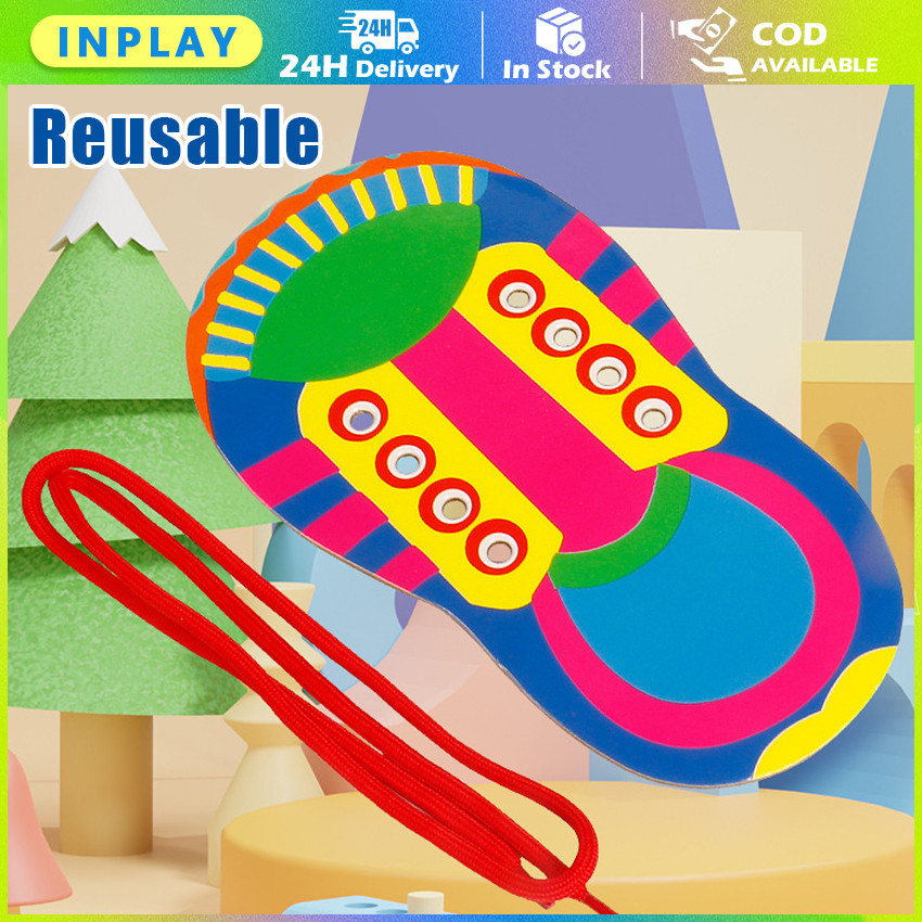 

Mainan Belajar Tali Sepatu / Edukasi Dini untuk Anak Laki-Laki dan Perempuan, Mengasah Motorik Halus