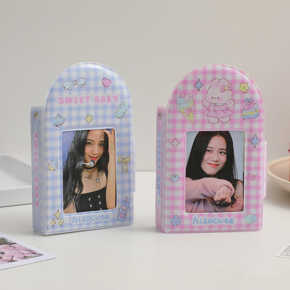 

Mini Collect Book Hisocute Checkered 40P binder Photocard Album Lucu Tempat pc kolbuk kpop korea