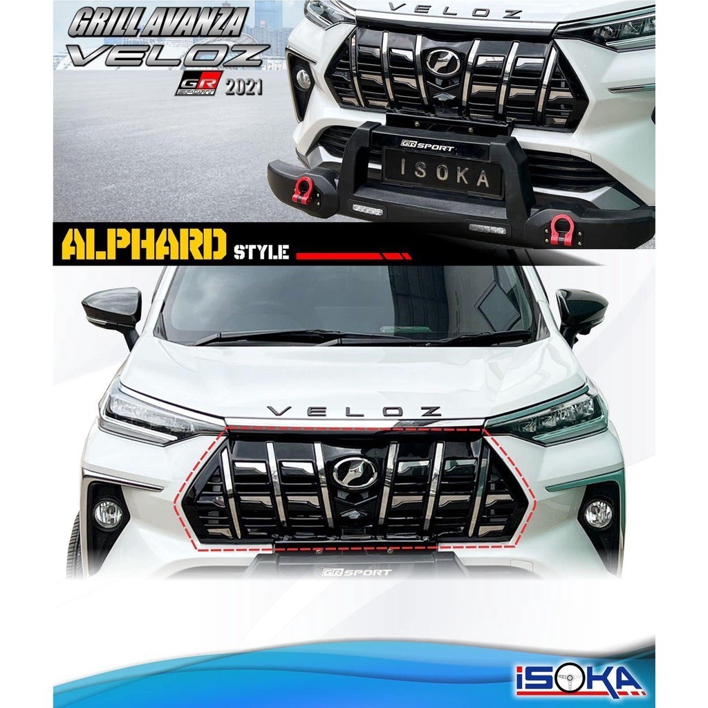 Grill Depan Avanza Veloz 2021 2022 Model Alpard Style