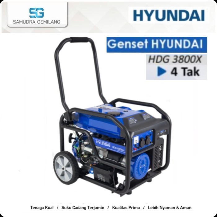 Genset Generator Bensin Hyundai HDG 3800X Genset Hyundai