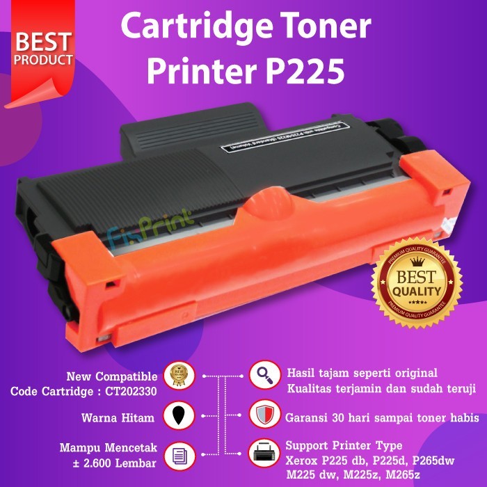 FixPrint Cartridge Toner Compatible XP CT202330 Printer Xerox P225 P265 M225 M265Z