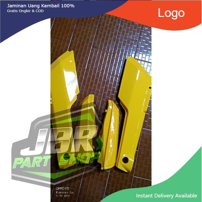 cover body honda win 100 body honda win warna kuning