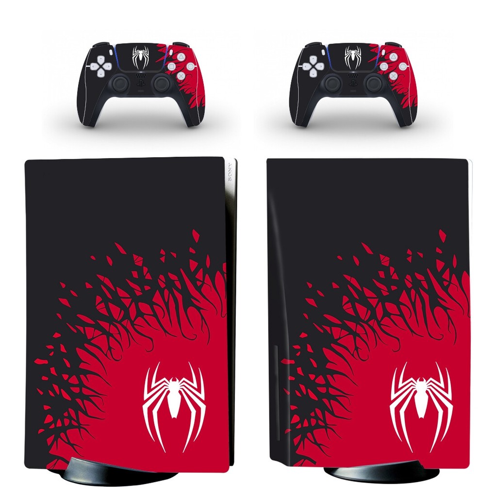 

New Spider Limited Edition PS5 Disc Skin Sticker Decal Cover for Console Controller PS5 Standard Disk Skin Sticker Vinyl