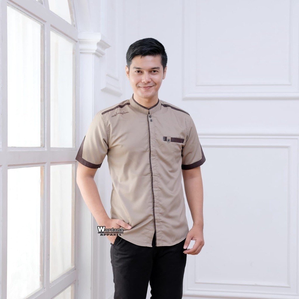 [NEW] Baju Koko El Rumi Baju Koko Muslim Pria Lengan Panjang/Pendek BABUL Musthofa Pakaian Pria Koko