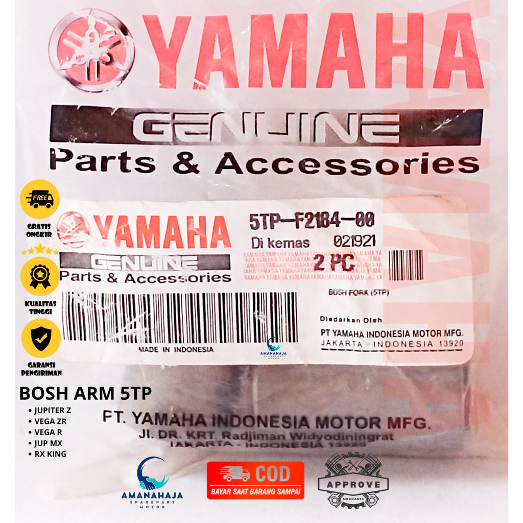 ( GARANSI ) ORI BOSH ARM SASIS MOTOR  JUPITER Z / JUPITER MX / VEGA ZR (5TP) | SPAREPART ORIGINAL  S