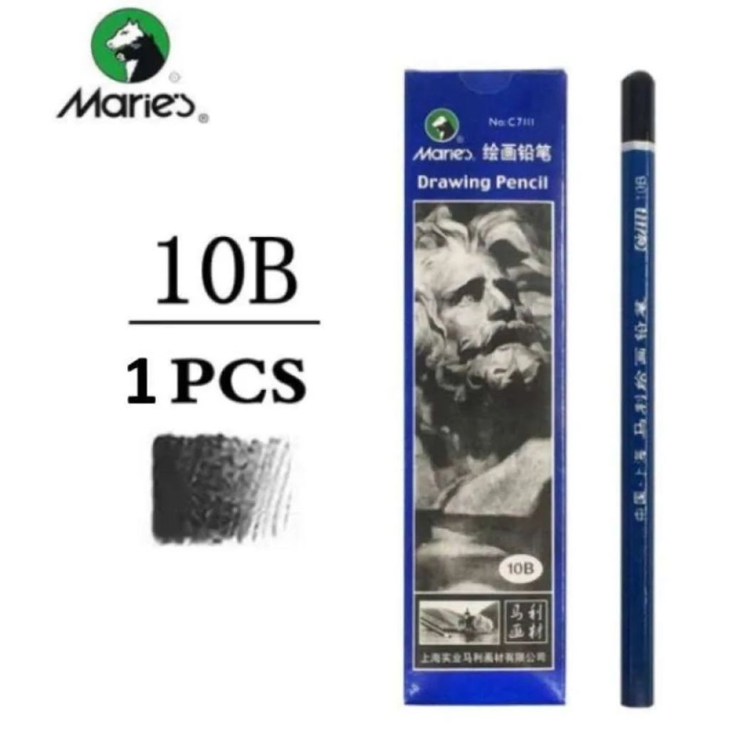 

Pensil Gambar Sketsa Maries C7111-10B Drawing Pencils Lukis Maries Pencil Sketsa - SATUAN SHESB