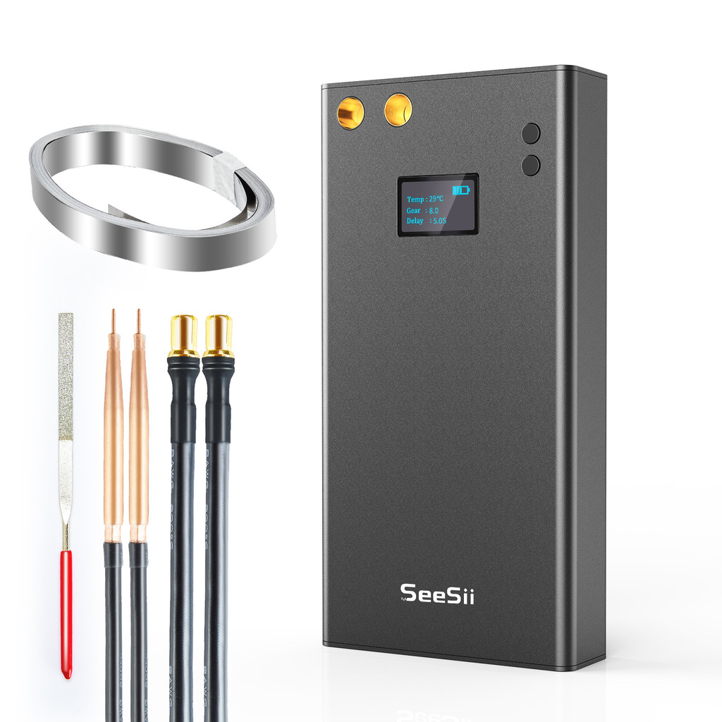 Seesii 80Gear Spot Welder Machine With LCD Screen Nickel Welding Handheld Machine Digital Display Ma