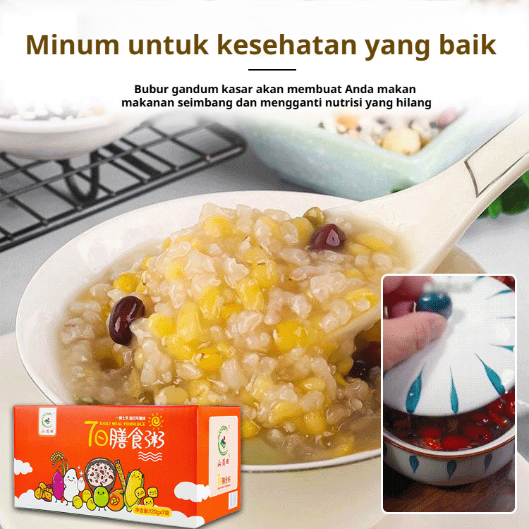 

⚡Penjualan Terpopuler⚡Diet tujuh hari biji-bijian kasar sarapan kesehatan biji-bijian utuh/muesli diet diet food grains