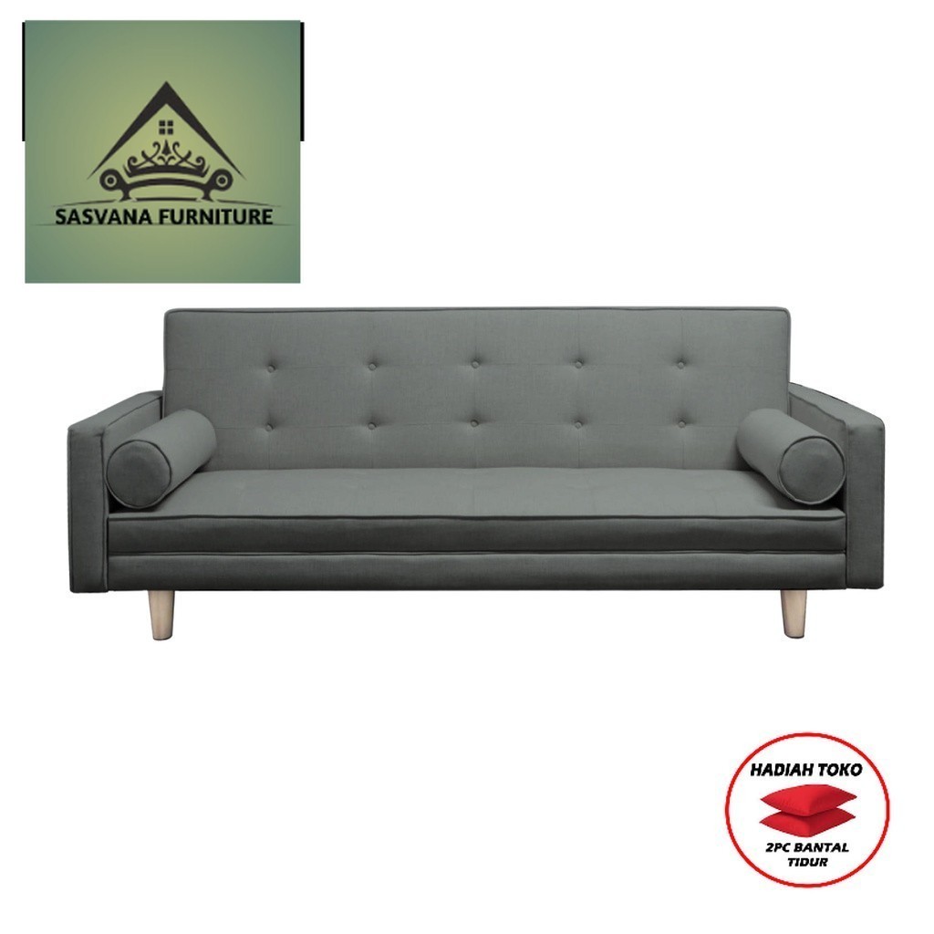 (FREE BANTAL TIDUR) Sofa Bed Helen / sofa bad minimalis / sofa bad modern harmony living  CIREBON SA