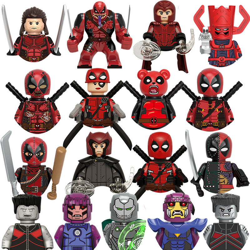 

GH0519-0528 Gambit King Mini Action Figures Blocks Bricks Magneto For Toys Gifts For Children Building Blocks For Party Gifts