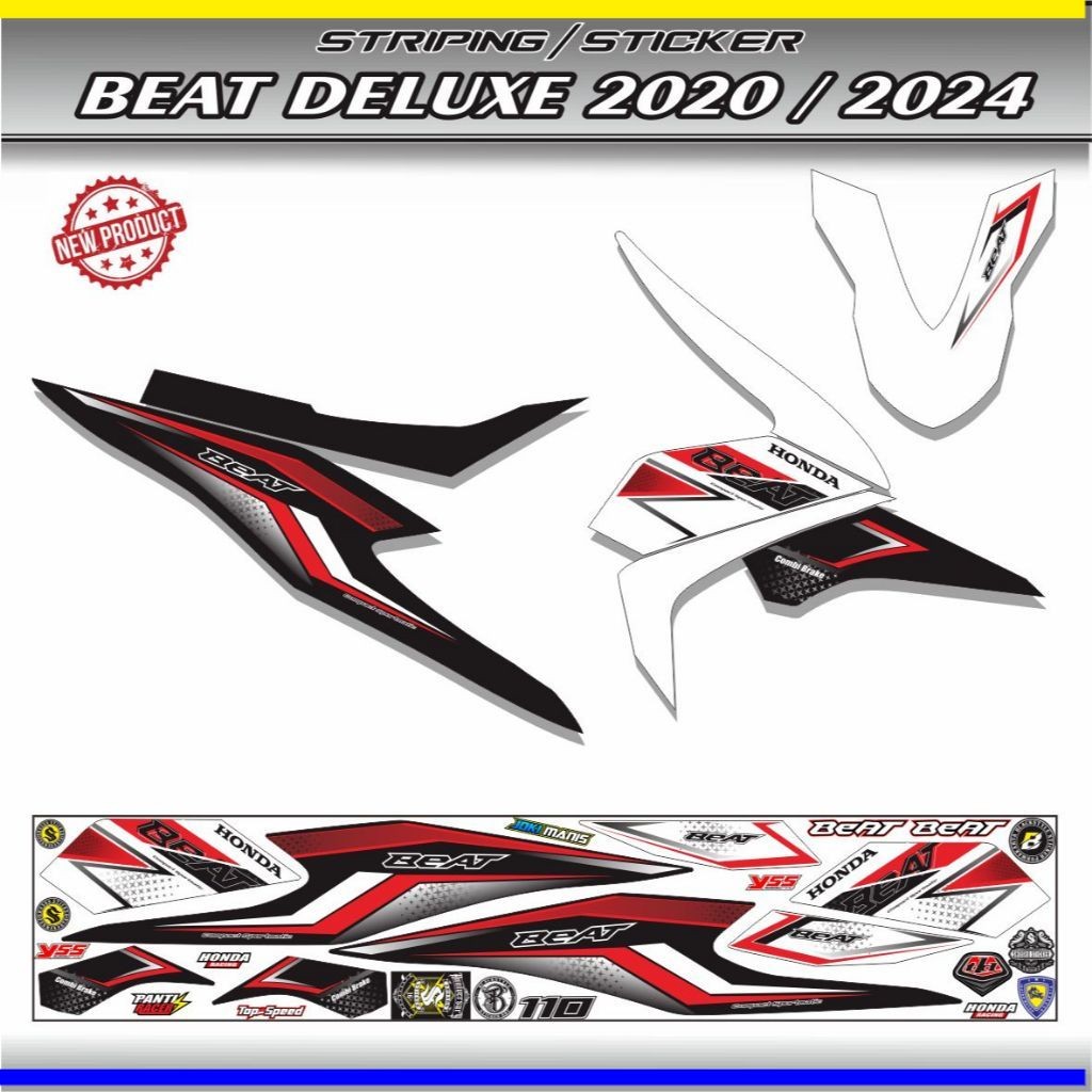 STIKER / STRIPING BEAT DELUXE 2021 VARIASI