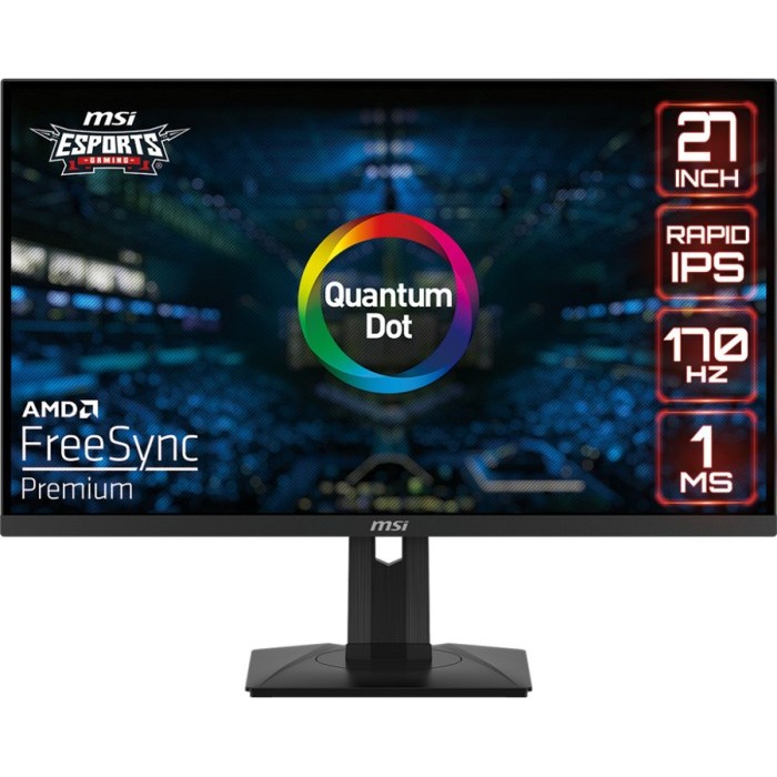 MSI G274QPF-QD 27" | Monitor LED 170Hz 1ms IPS WQHD