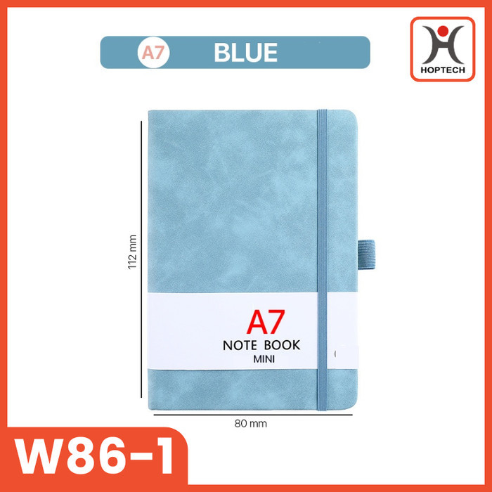 

Homify Living Aimilo Notebook A6 Pocket Buku Diary Kecil Scrapbook Mini 96 lembar - BIRU A7