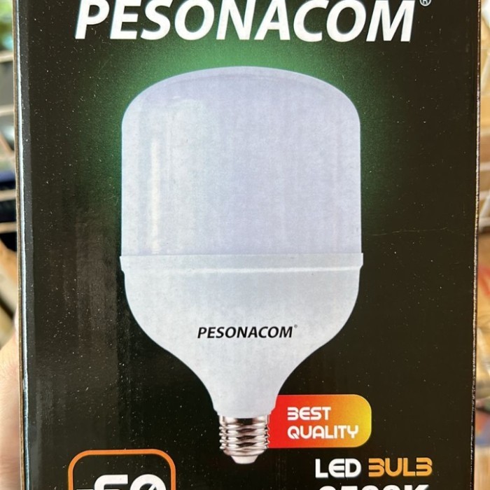 BOHLAM LAMPU LED 60W PESONACOM CAPSULE CAHAYA PUTIH
