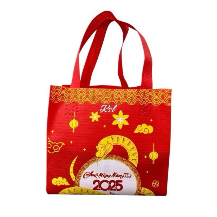 

Tas Spunbond / Tas Kain Belanja / Goodie Bag HLS KOTAK ( kotak nasi / kue ) 20, 22, 24, 26, 28 IMLEK ULAR 2W HLS