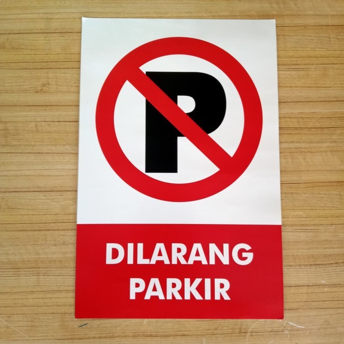 

STICKER K3 RAMBU SAFETY DILARANG PARKIR UK 20X30CM RAMBU K3