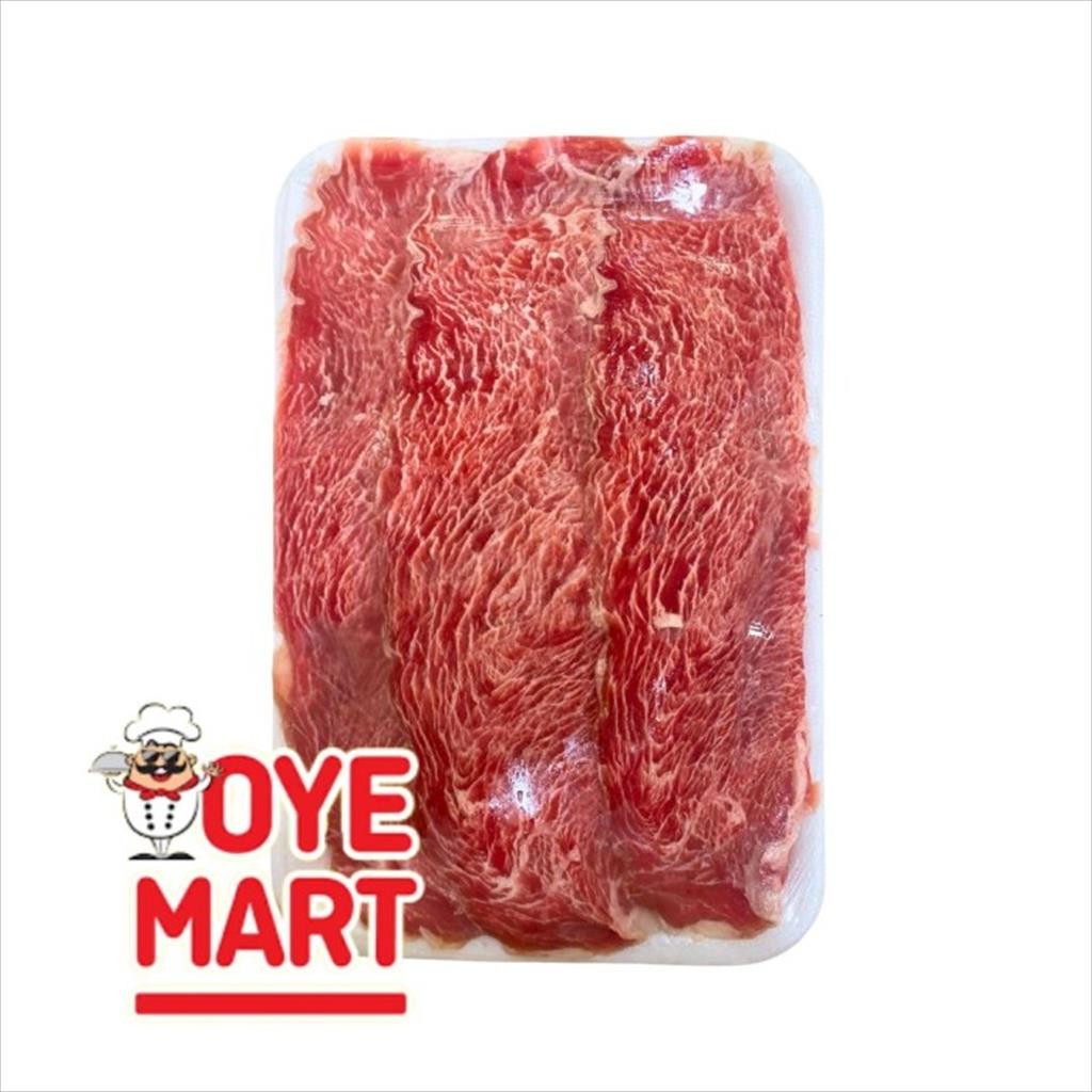 

BEEF SLICE WAGYU MELTIQUE 500GR MELTIK IMPORT SHABU-SHABU PREMIUM