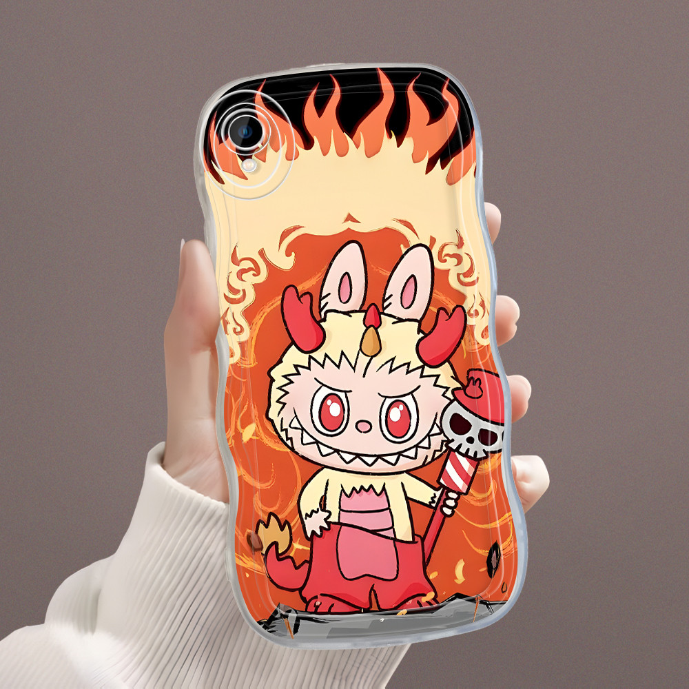 Vivo Y1S Y91C Case Softcase Casing Hp Kesing Soft  Kartun Lucu Cassing Labubu 4879