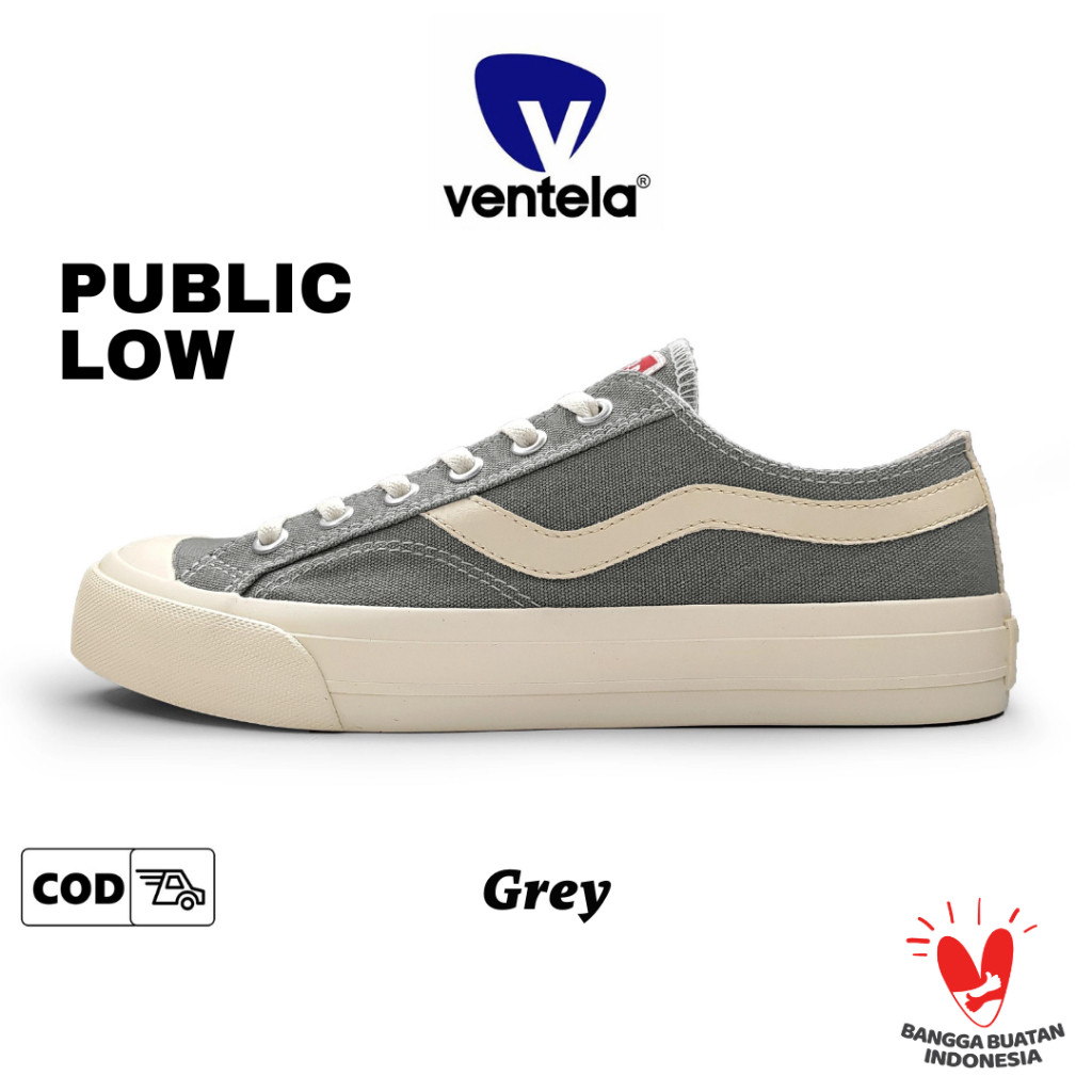Ventela Public Low Grey Original 100% [OFFICIAL]