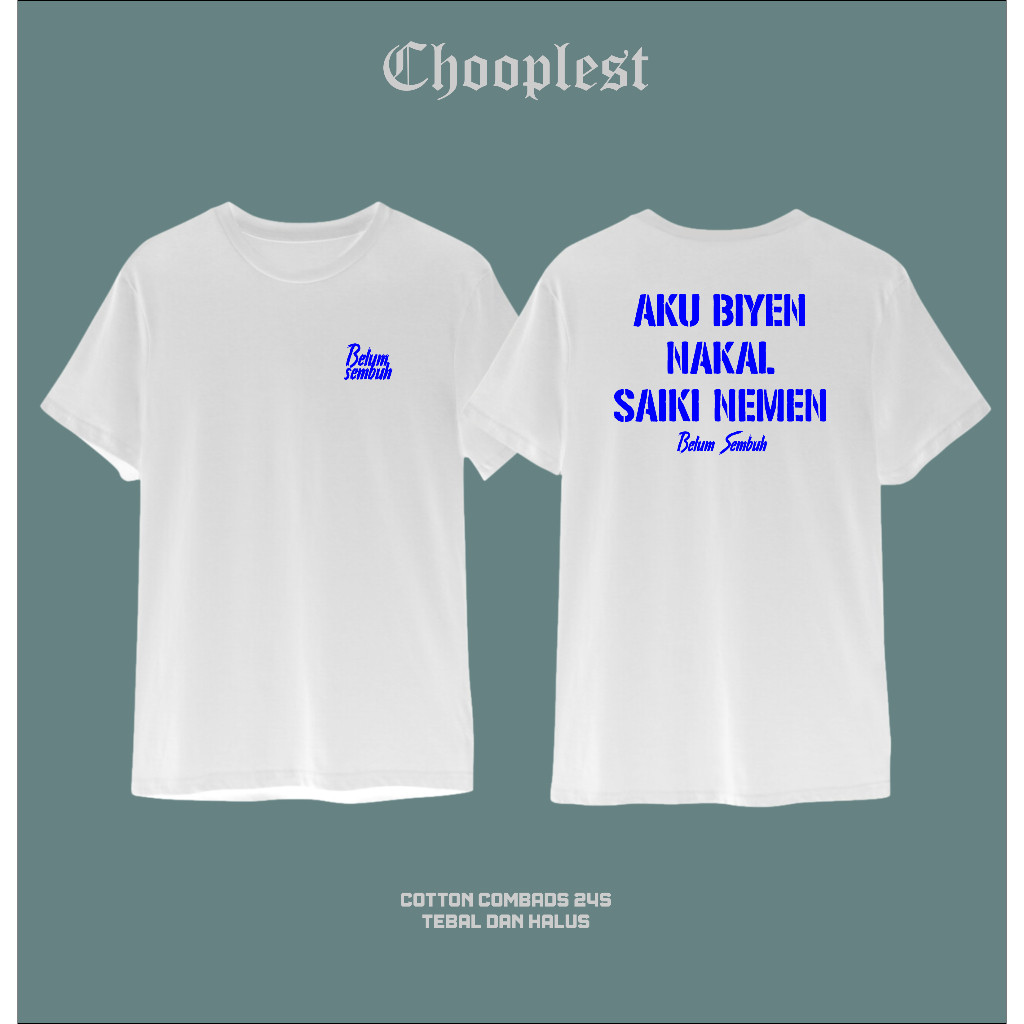 Kaos Aku Biyen Nakal Saiki Nemen Free Sticker
