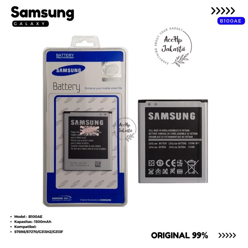 Baterai Batre Batrey Samsung Galaxy V / G313 Original / Baterry Samsung Galaxy V / G313 Ori