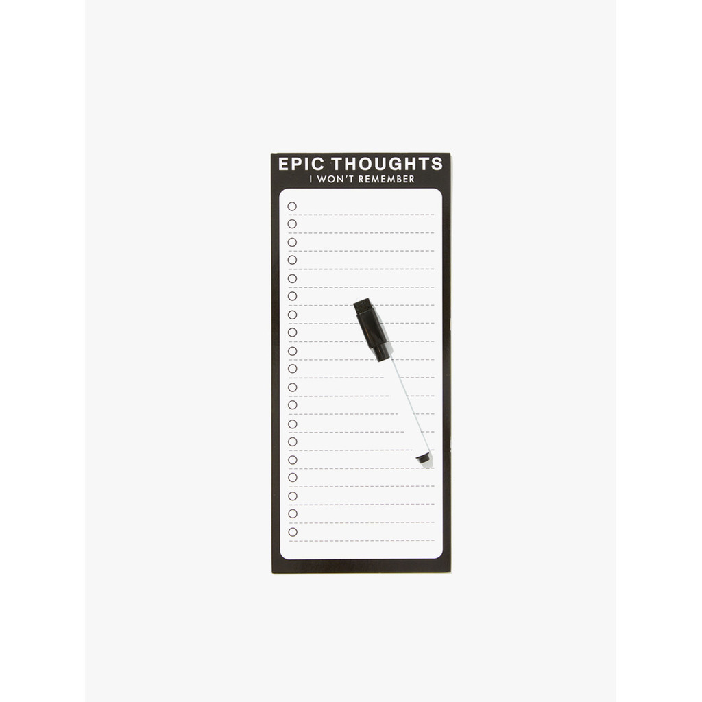 

Typo - Buku & Alat Tulis - Memo Magnetic Planner - Epic Thoughts Black