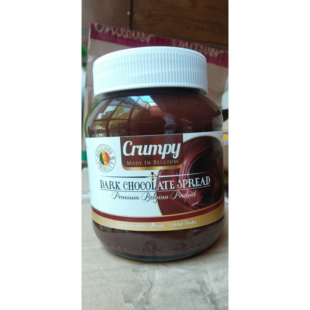 

Crumpy Dark Chocolate 400gr /Selai Coklat Pasta / Dark Coklat