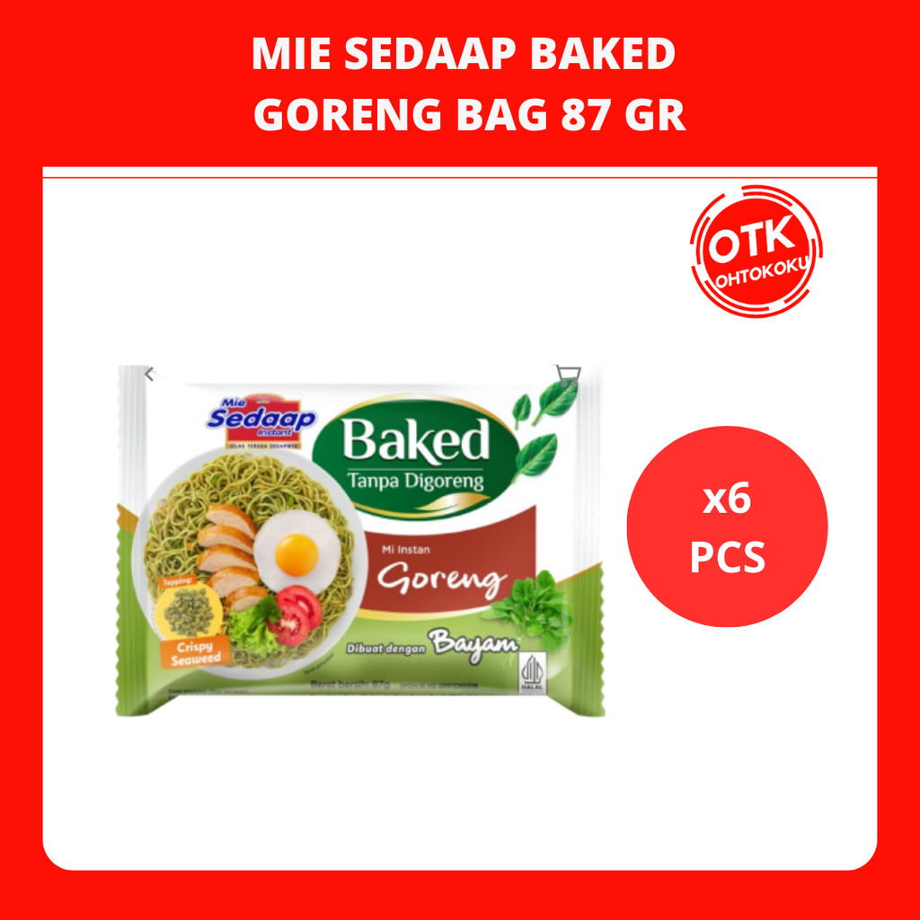 

Mie Sedaap Baked Goreng 87gr X 6pcs