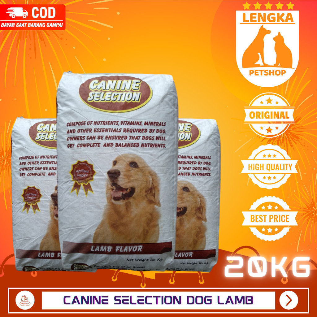 Canine Selection Dog 20 Kg | makanan dogfood 20kg - Lamb