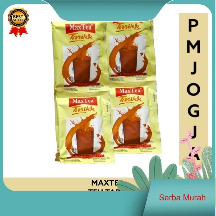 

Max Tea Teh Tarik Renteng 25 gram / maxtea teh tarikk sachet 25gr x 10